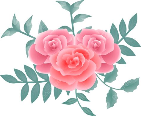 Pink Flower Bouquet Vector Png Images Pink Flower Bouquet In Vector