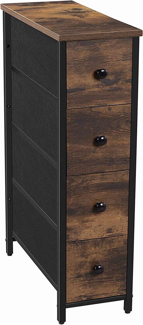 amazoncom songmics narrow dresser vertical storage unit