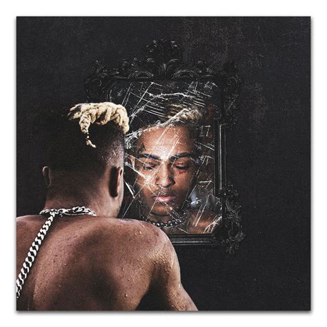 tx039 xxxtentacion rapper 2018 hip hop music singer album cover 24x24