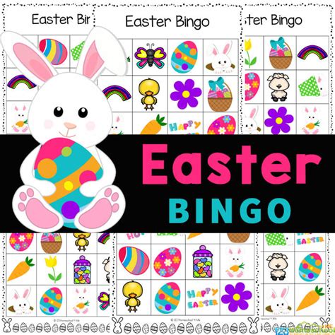 printable easter bingo game