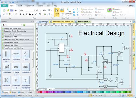 electrical panel wiring diagram software decoration ideas