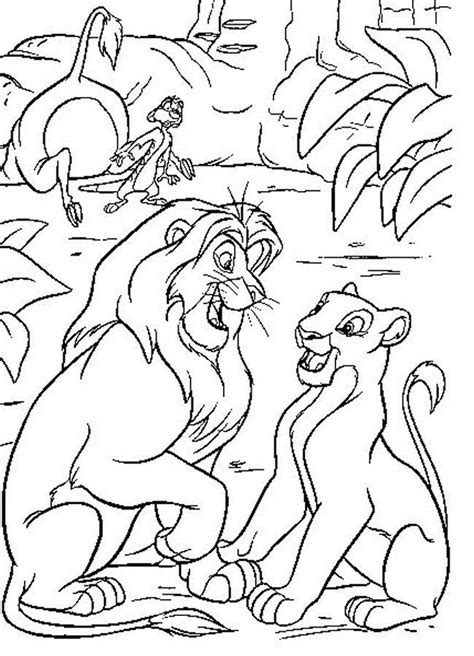coloring pages  lion king coloring home