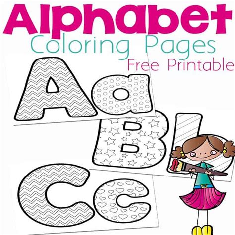 printable alphabet letters coloring pages  coloring pages