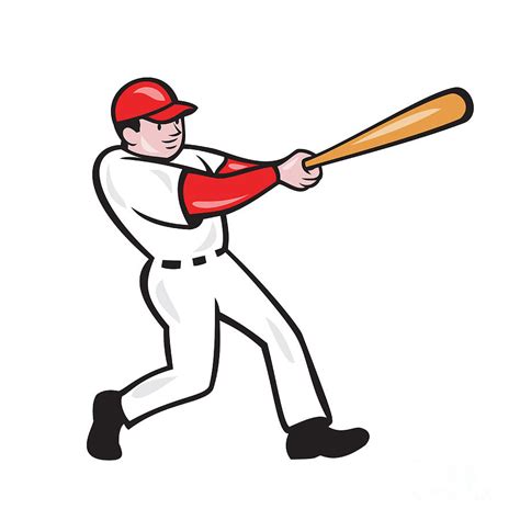 animated baseball player clipart