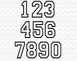Svg Numbers Varsity Number Block Dxf Fonts Stencils School High Choose Board Etsy sketch template