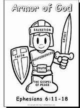 Breastplate Righteousness Coloring Template sketch template