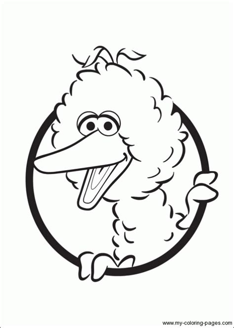 big bird coloring pages sesame street coloring pages bird coloring