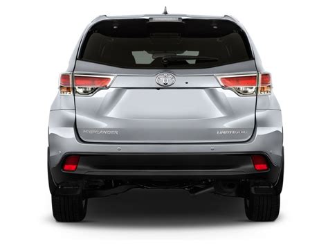 image  toyota highlander fwd  door  limited natl rear exterior view size