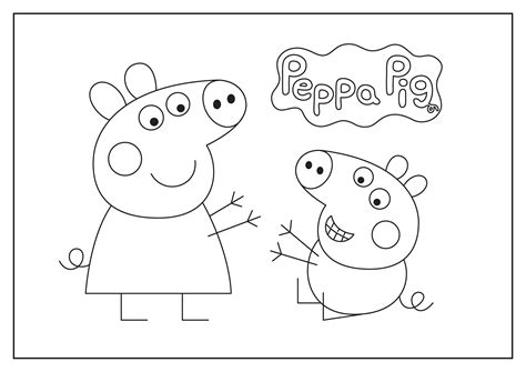 peppa pig printable template     printablee