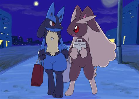 Lucario And Lopunny By Enon Pokémon Know Your Meme