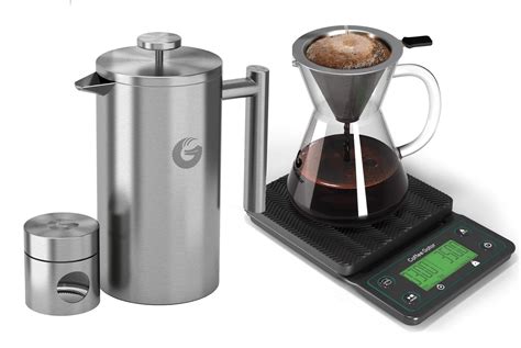 review coffee gator cafetiere digital scales  test pit