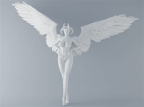 Evil Angel 008 3d Printable Model Cgtrader