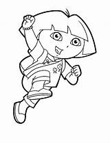 Dora Coloring Pages Explorer Cartoons Print Post Printable sketch template