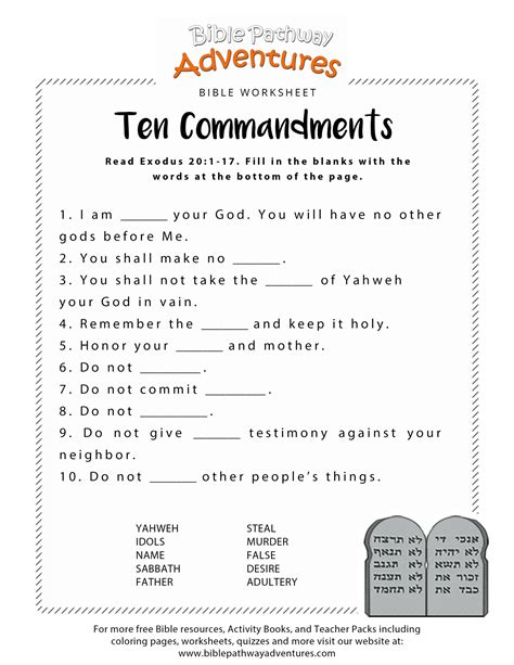 printable youth bible lessons
