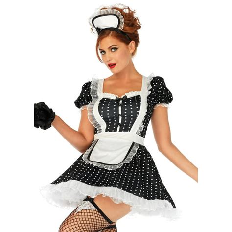 leg avenue womens sexy 2 pc sexy french maid costume