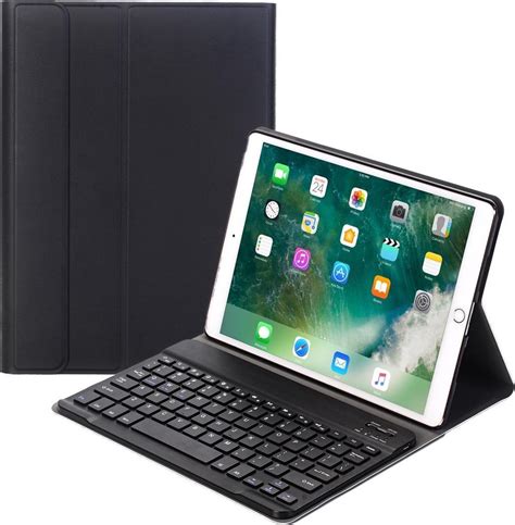 bolcom ipad   toetsenbord hoes keyboard cover hoesje case zwart