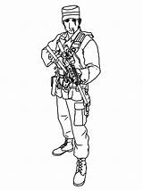 Soldier Coloring Pages Boys Printable sketch template