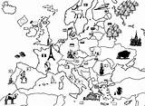 Europa Colorare Da Europe Geografia Coloring Disegni Morningkids sketch template