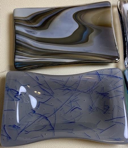 Custom Fused Glass Soap Dish Elegant Fused Glass By Karen