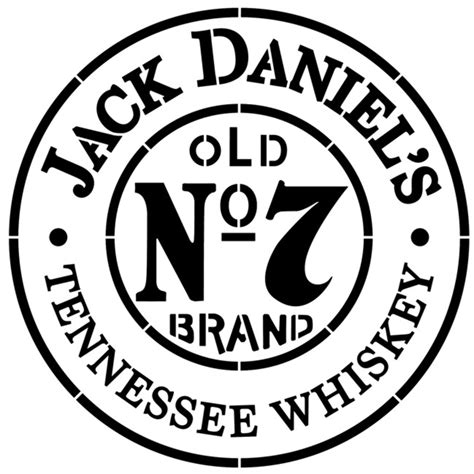 jack daniels logo stencil