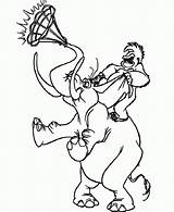 Tantor Tarzan Trumpet Terk Forcing sketch template