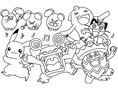 pokemon  printable coloring pages