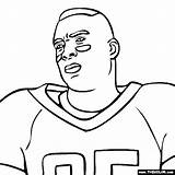 Coloring Pages Calvin Johnson Gates Antonio Famous People Template sketch template