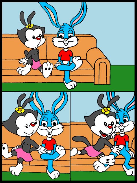 Rule 34 Animaniacs Anthro Buster Bunny Clothing Comic Crossover Dot