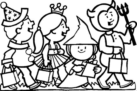 halloween costumes coloring page coloring page book  kids