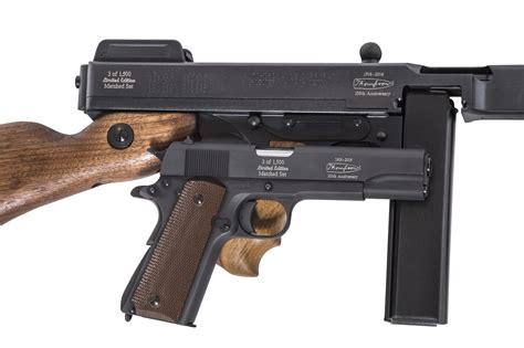 auto ordnance releases commemorative variants   thompson carbine