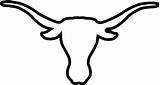 Texas Logo Longhorns Clipart Transparent Coloring Cows Pages Longhorn Information Head Pinclipart Steer Kindpng sketch template