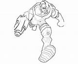 Coloring Cyborg Pages Popular sketch template