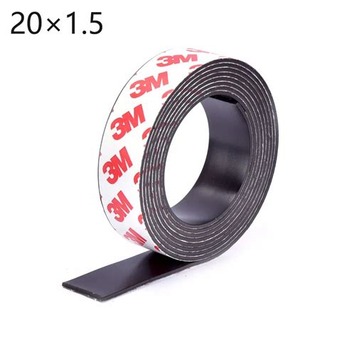 high quality  meter  adhesive flexible magnetic strip  rubber