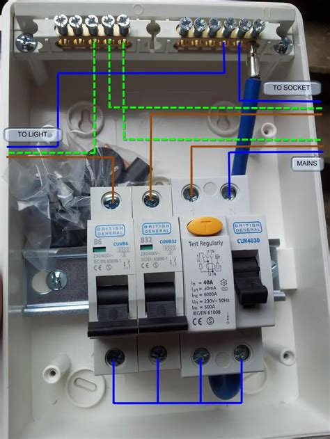 diagram caravan mains consumer unit rcd unit wiring diagram mydiagramonline