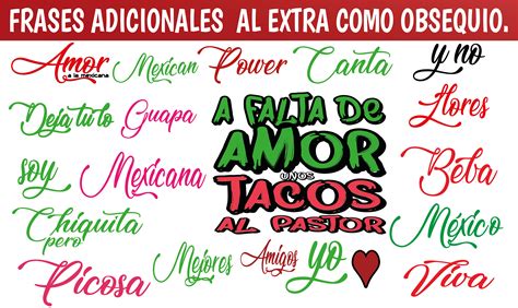 amor a la mexicana y lotería kawaii diseños mexicanos vector 99