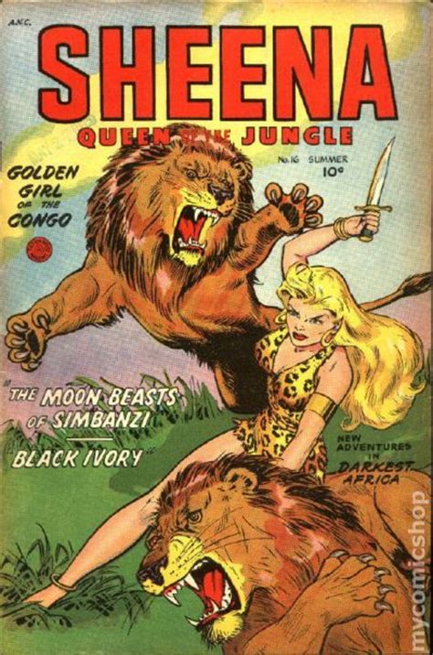 sheena queen of the jungle 1942 fiction house comic books