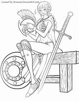 Coloriage Gladiator Lineart Img04 Blanche Barbe Coloriages sketch template
