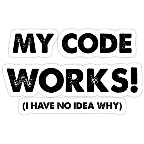 code works stickers  macaron redbubble