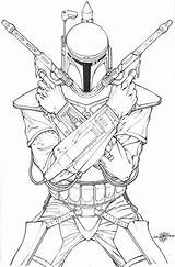Wars Star Coloring Pages Fett Jango Mandalorian Colouring Printable Sheets Fortnite Kids Boba Books Book Battle Disney Adult Searched Crafts sketch template