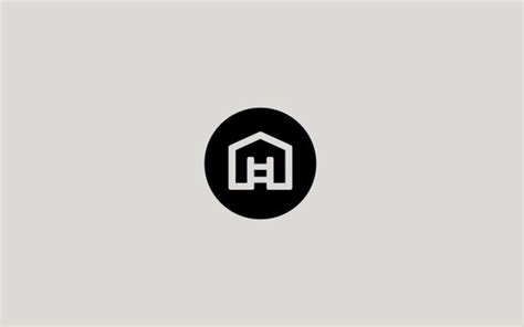 logos  black  chris trivizas  behance logo design home logo