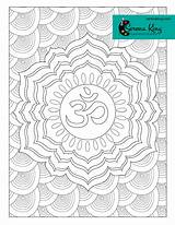 Coloring Chakra Pages Crown Printable sketch template