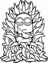 Coloring Minions Pages Meditation Bananas Print Minion Banana Colouring Getcolorings Printable Topcoloringpages Color sketch template