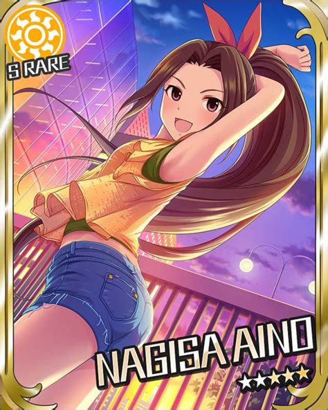 Aino Nagisa Armpits Black Eyes Brown Hair Character Name