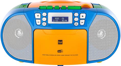 dual dab p  boombox radio cassette player dab fm cd tape aux multi coloured conradcom