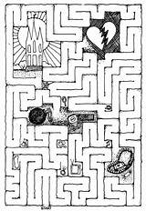 Maze Lds Mormon sketch template