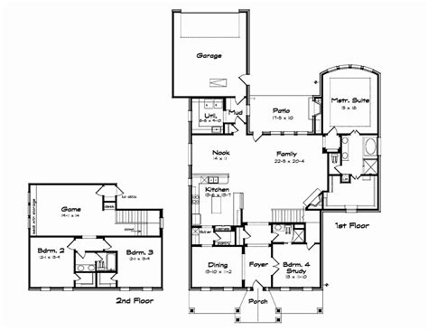 story house plans large kitchens plan    trailer