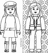 Coloring Pages American Girl Doll Printable Kit Julie Isabelle Girls Grace Print Getcolorings Two Standing Color Wondrous Kittredge Dolls Americ sketch template