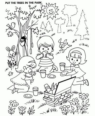 park coloring pages coloring pages    print coloring home