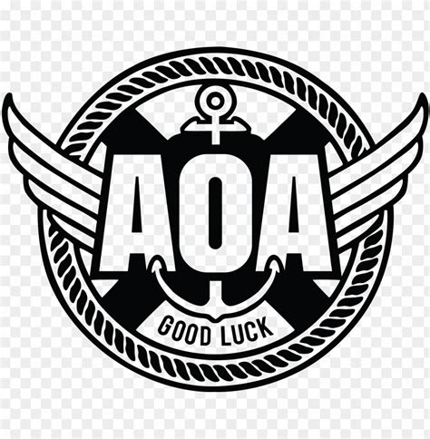 aoa vector logos album on imgur png aoa black white png image with