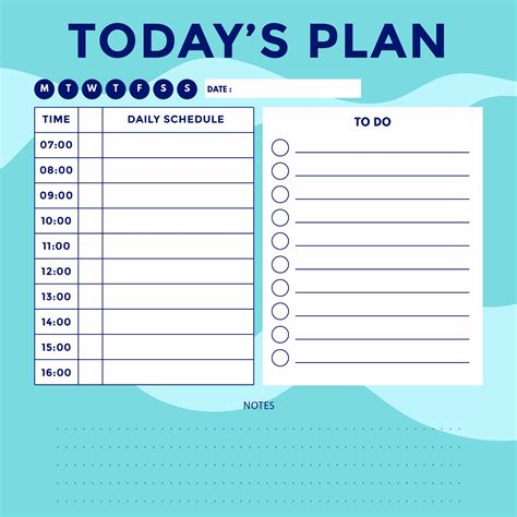 printable hourly schedule template